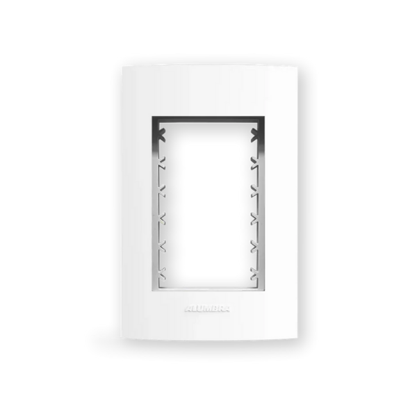 15332582801-alumbra-pro-placa-c-suporte-4x2-3-modulos-jundiai.png Pro Placa C/ Suporte 4x2 - 3 Módulos - Alumbra - Imagem 1