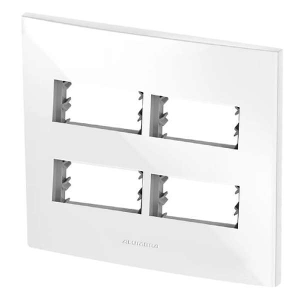 15332599589-alumbra-pro-placa-c-suporte-4x4-4-modulos-distanciados-jundiai.png Pro Placa C/ Suporte 4x4 - 4 Módulos Distanciados - Alumbra - Imagem 1