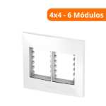 Pro Placa C/ Suporte 4x4 - 6 Módulos - Alumbra - Imagem 2