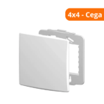 Pro Placa C/ Suporte 4x4 - Cega - Alumbra - Imagem 2