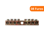 Alumbra Régua De Borne 08 Furos - Imagem 2