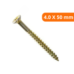 Parafuso Chipboard Cabeça Chata Philips 4.0 X 50 Bicromatizado - Imagem 2