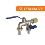 Torneira Esfera C/ 2 Saídas 1/2