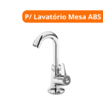 Torneira B M P/ Lavatório Mesa ABS Cromada 1/4v - Japi - Imagem 2