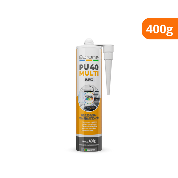 15335817784-cola-pro-pu-40-barone-branca-400g-itu.png Cola Pro Pu 40 Branca 400G - Barone - Imagem 2