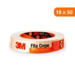 Fita Crepe 101 La 18X50 - 3M - Imagem 2