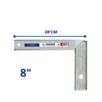 Esquadro Cabo Alumínio 08'' Profissional 20cm - Ramada - Imagem 2