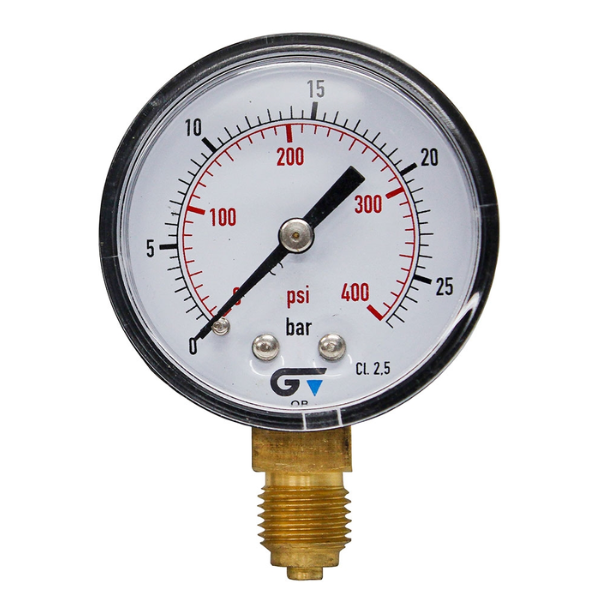 15244826777-10.png Manômetro Seco 53mm Saída Vertical Caixa ABS Seco 1/4