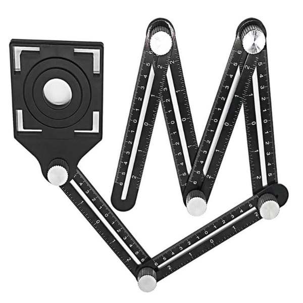 15255157345-esquadro-articulado-multifuncional-gabarito.png Esquadro Articulado Multifuncional Gabarito - Imagem 1