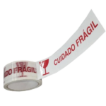 Fita Adesiva Para Embalagens Impressa Cuidado Frágil 48mmX50M - Koretech