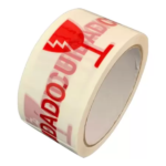 Fita Adesiva Para Embalagens Impressa Cuidado Frágil 48mmX50M - Koretech - Imagem 3