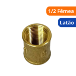 Luva Latão 1/2 Fêmea NPTF Forjado - Imagem 2