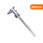 Paquímetro Universal Metálico Passo 02mm / Medidor De Profundidade 200mm 1 peça - Mtx - Imagem 2