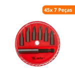 Jogo De Bits Adaptador Magnético Aço 45x 7 Peças - Mtx - Imagem 2