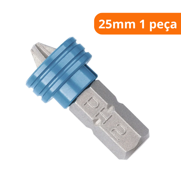 15337901506-bits-phillips-ph2-imantados-com-limitador-aco-rapido-25mm-1-peca-gross-campo-limpo.png Bits Phillips PH2 Imantados Com Limitador Aço Rápido 25mm 1 peça - Gross - Imagem 2