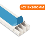 Canaleta 40X16X2000MM C/ Fita Adesiva Branca - Alumbra - Imagem 2