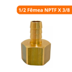 Bico Metal 1/2 Fêmea NPTF X 3/8 - Bm Reparos - Imagem 2