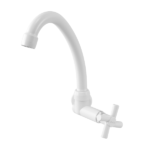 Torneira Roma de Cozinha Parede 1/2” Branca - Duda