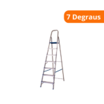 Escada De Alumínio Residencial 7 Degraus - Alumasa - Imagem 2