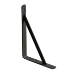 Suporte Para Prateleira Japonês Mão Francesa Preto 25cm - Overtime