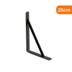 Suporte Para Prateleira Japonês Mão Francesa Preto 25cm - Overtime - Imagem 2