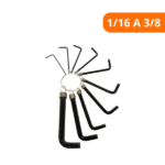 Chave Allen 1/16 A 3/8 10 peças - Brasfort - Imagem 2