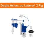 Mecanismo Completo Duplo Acionamento ou Lateral Universal 2 Pig - Astra - Imagem 2