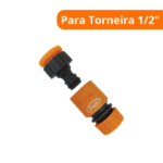 Conexão Engate Rápido Para Mangueira Com Adaptador Engate Rápido Para Torneira 1/2