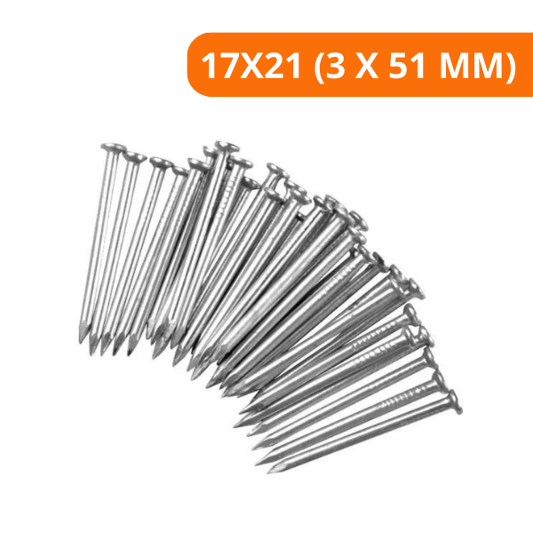 15344139905-prego-niquelado-temperado-17x21-3-x-51-mm-pacote-100un-walsywa-campo-limpo.png Prego Niquelado Temperado 17X21 (3 X 51 MM) Pacote 100un - Walsywa - Imagem 2