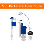 Mecanismo Caixa Acoplada Acionamento Superior/Lateral Universal Duplo - Astra - Imagem 2