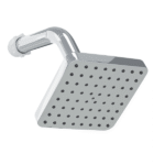 Chuveiro Articulado Quadrado Estojo Com 1 Peça - Blukit