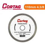 Disco Corte De Diamantado Porcelanato Turbo 110mm 4.3/8 60863 - Cortag - Imagem 2