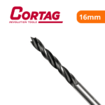 Broca Com 3 Pontas Para Madeira 16mm - Cortag - Imagem 2