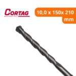 Broca Com Encaixe SDS Plus Para Concreto 10,0 X 150 X 210 mm - Cortag - Imagem 2