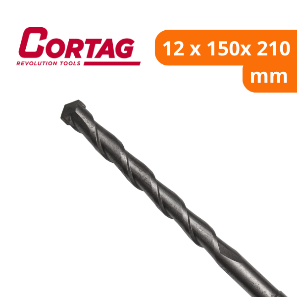 15345027686-broca-com-encaixe-sds-plus-para-concreto-12-0-x-150-x-210-mm-cortag-itu.png Broca Com Encaixe SDS Plus Para Concreto 12,0 X 150 X 210 mm - Cortag - Imagem 2