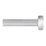 Parafuso Sextavado Rosca Total Branco 5.8 DIN933 5X25mm 1 Unidade - Wurth