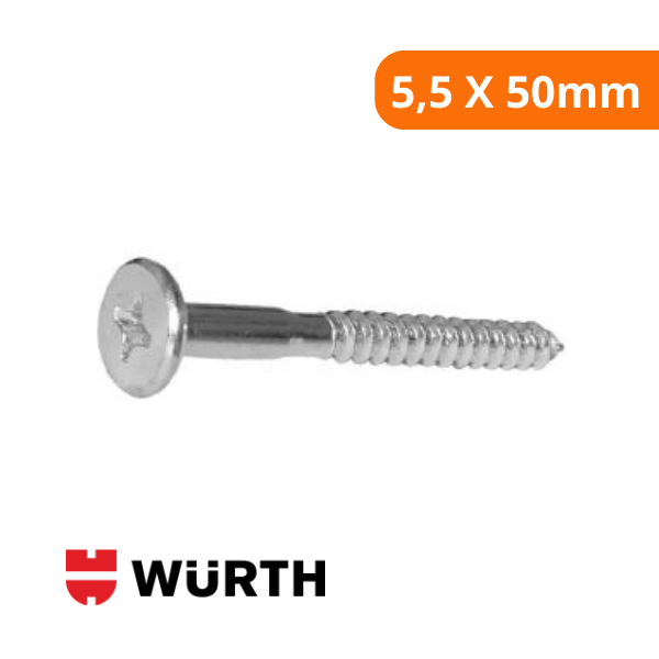 15346790484-parafuso-cabeca-tampinha-phillips-5-5-x-50mm-wurth-cabreuva.png Parafuso Cabeça Tampinha Phillips 5,5 X 50mm 1 Unidade - Wurth - Imagem 2