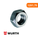 Porca Sextavada CL6 Ma Zn Din934 12x1,75 / 1 Unidade - Wurth - Imagem 2