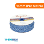 Corda PP Trancada Tropical 14mm Multicor Carretel (Por Metro) - Riomar Cordas - Imagem 2