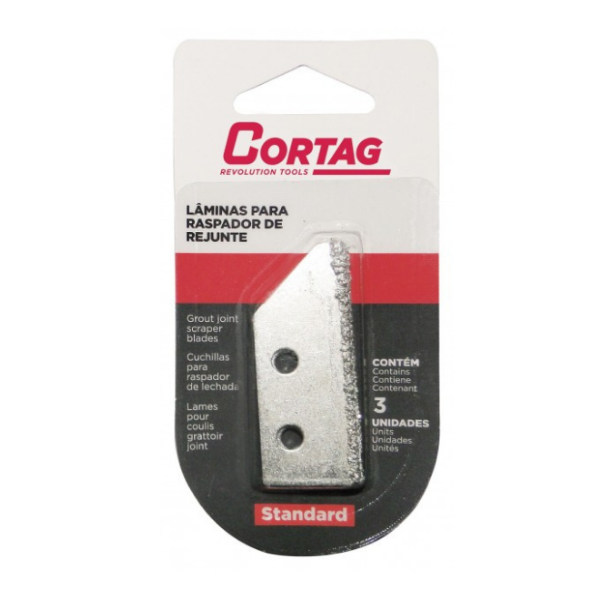 Kit Lâminas Para Raspador De Rejunte Standard - Cortag - Imagem 1