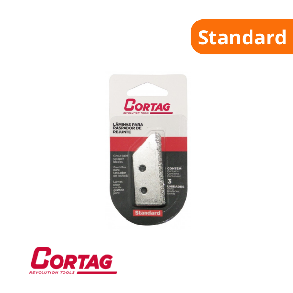 Kit Lâminas Para Raspador De Rejunte Standard - Cortag - Imagem 2