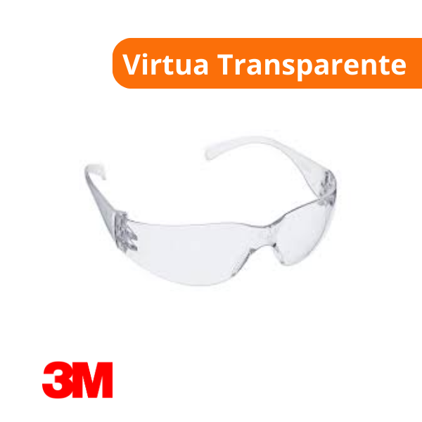 15348621327-culos-de-seguranca-virtua-transparente-3m-campo-limpo.png Óculos De Segurança Virtua Transparente - 3M - Imagem 2