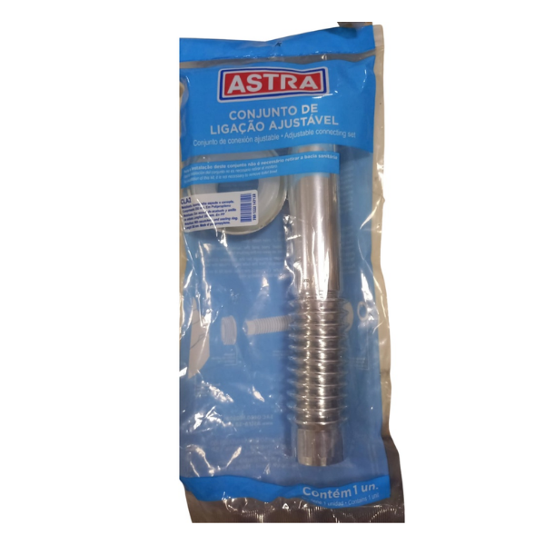 15348639700-conjunto-ligacao-ajustavel-com-bolsa-25cm-astra-jundiai.png Conjunto Ligação Ajustável Com Bolsa 25cm - Astra - Imagem 1