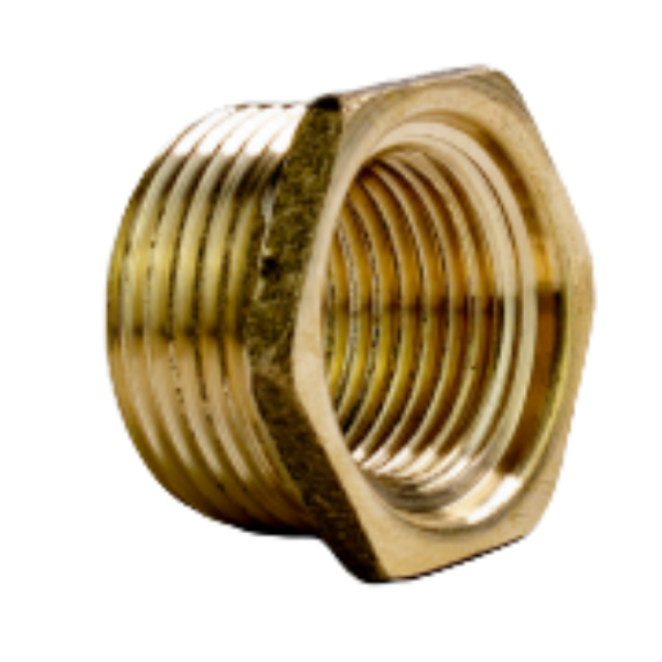 Bucha De Latão De Redução Amarela  3/4X1/2 - Metais Rei