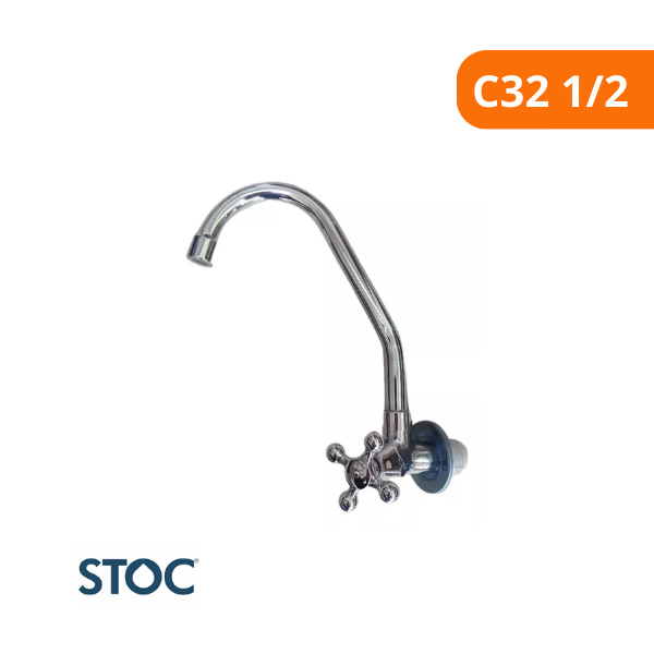 15350414971-torneira-de-parede-para-pia-de-cozinha-c32-12-stoc-campinas.png Torneira De Parede Para Pia De Cozinha C32 1/2 - Stoc - Imagem 2