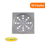 Grelha Quadrada 10 Fecho - Clarinox - Imagem 2