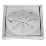 Ralo Grelha Quadrada de 10 Com Fecho E Caixilho - Clarinox