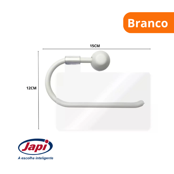 15350764527-papeleira-kit-samba-branco-japi-campinas.png Papeleira Kit Samba Branco - Japi - Imagem 2