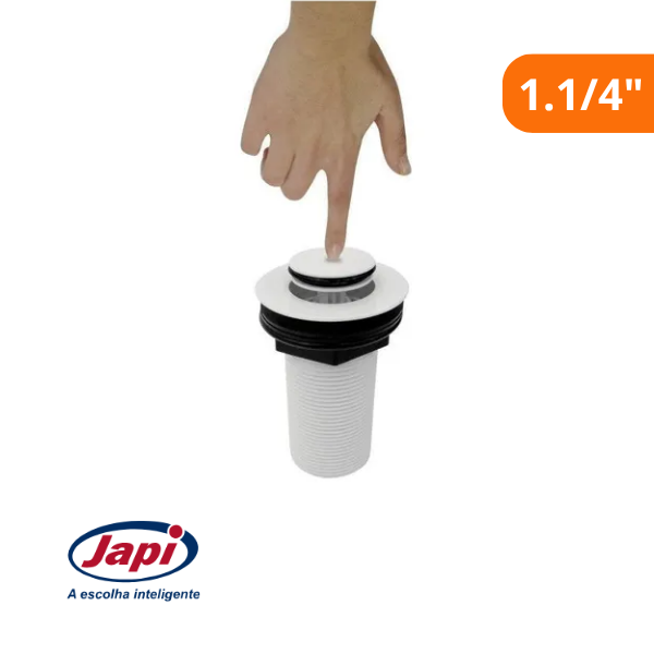 15351037819-valvula-pratika-cobertura-total-inox-branco-1-14-japi-campo-limpo.png Válvula Pratika Cobertura Total Inox Branco 1.1/4
