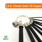 Chave Allen 1.5 A 10mm Com 10 Peças - Brasfort - Imagem 2